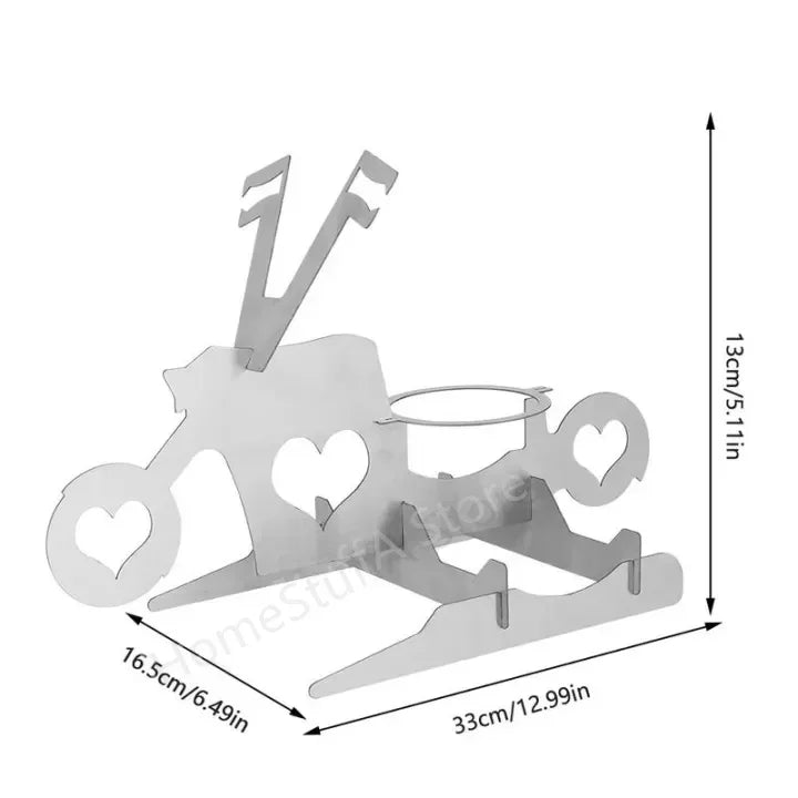 Motorcycle Chicken Roaster Rack