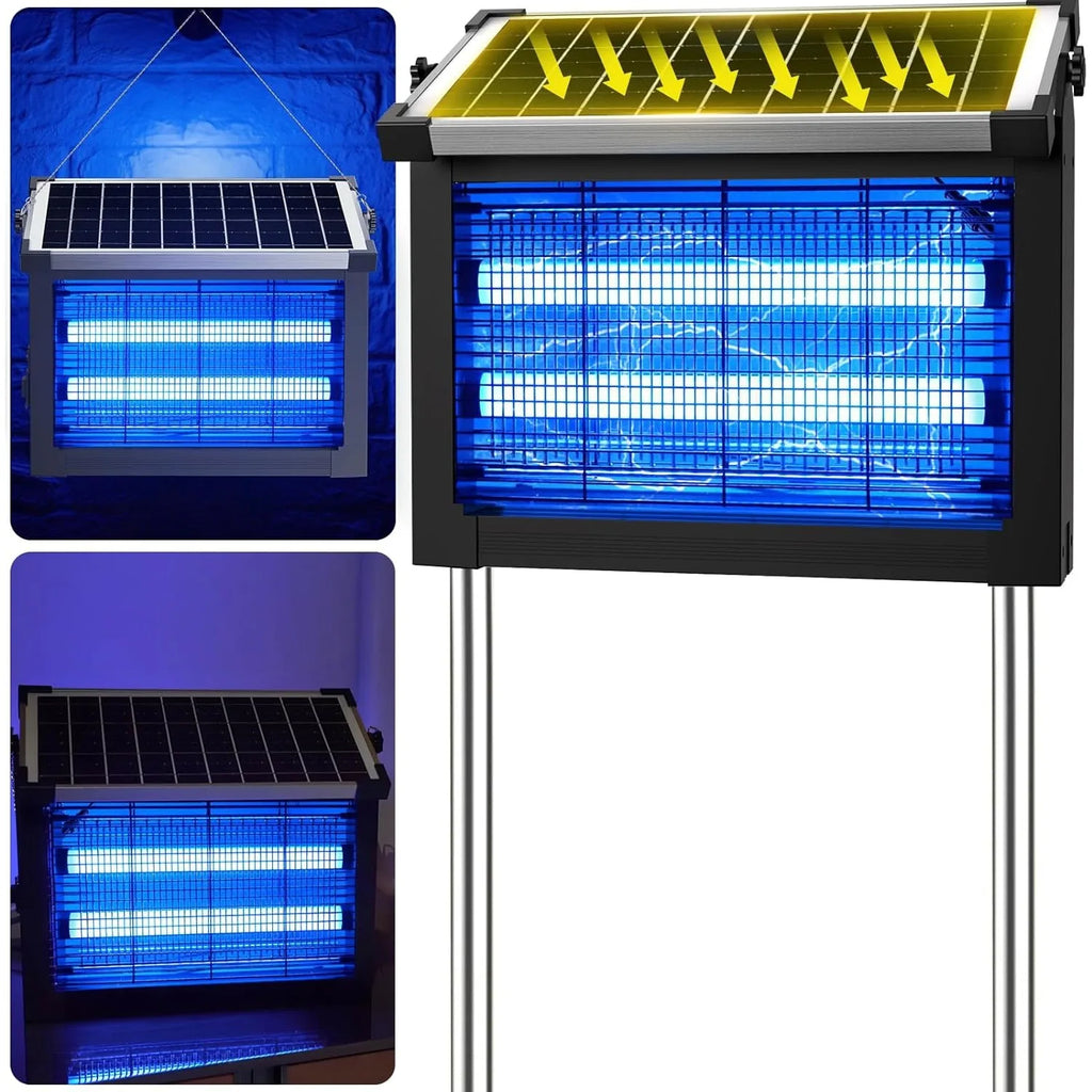 Solar Bug Zapper – Outdoor Mosquito Killer Light 🌙⚡