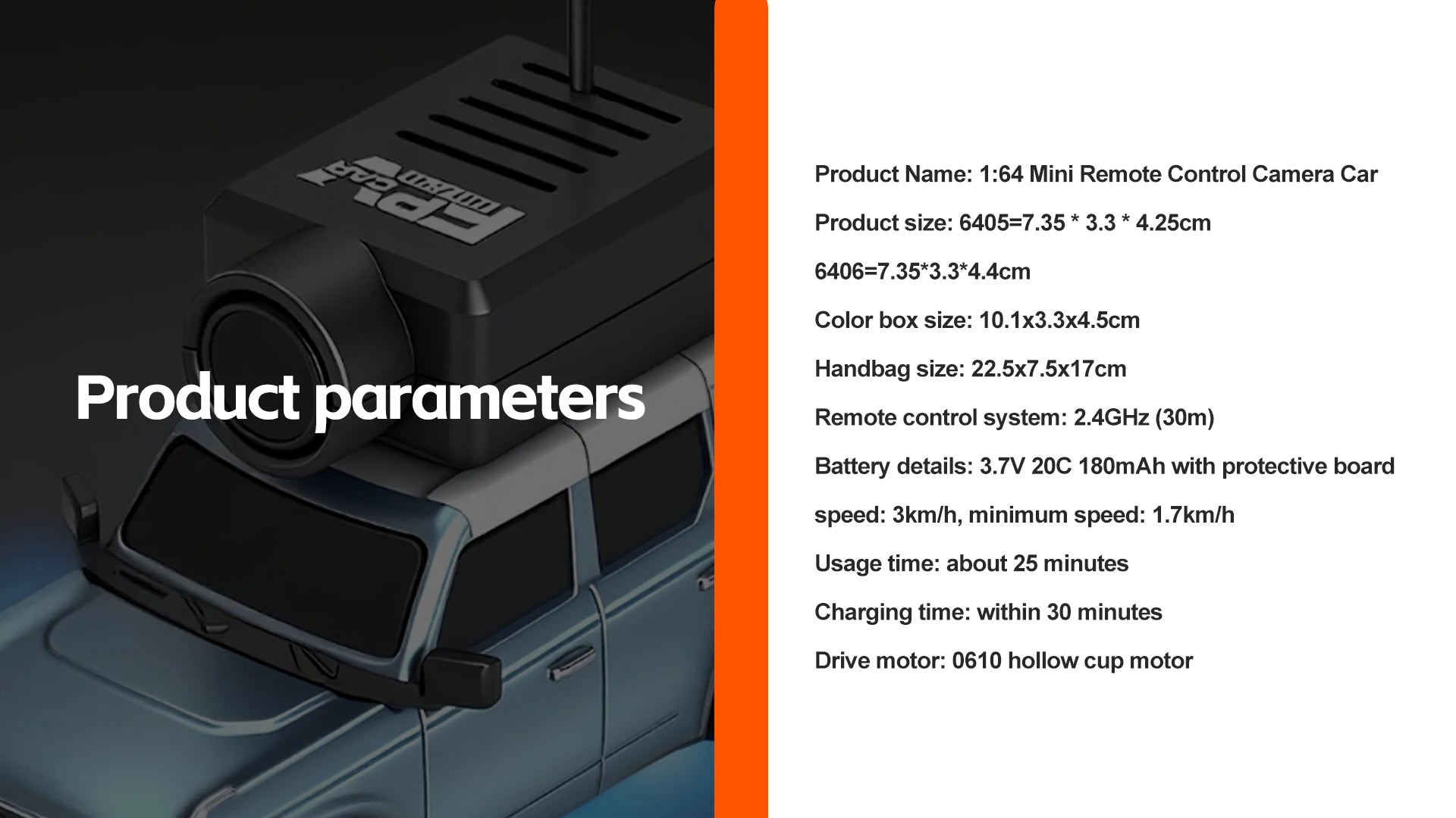 Mini RC Camera Car – Drive, Explore & Record in Real Time 🚗📸