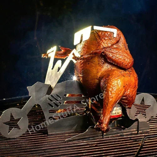 Motorcycle Chicken Roaster Rack