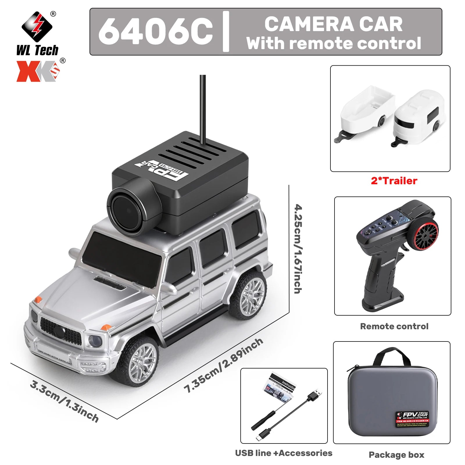 Mini RC Camera Car – Drive, Explore & Record in Real Time 🚗📸
