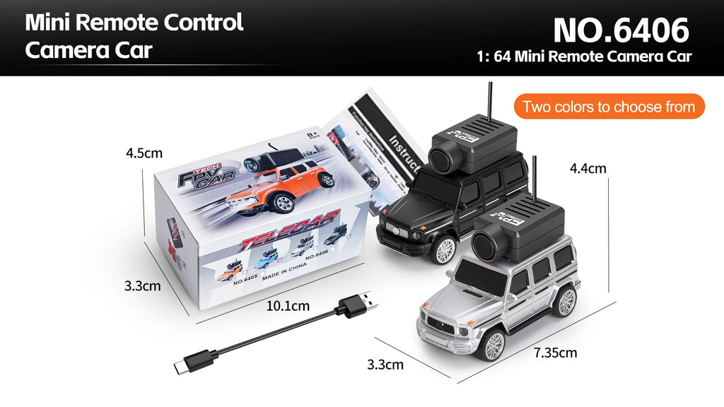 Mini RC Camera Car – Drive, Explore & Record in Real Time 🚗📸