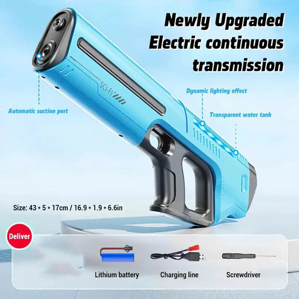 Rechargeable Long-Range Water Gun 💦⚡