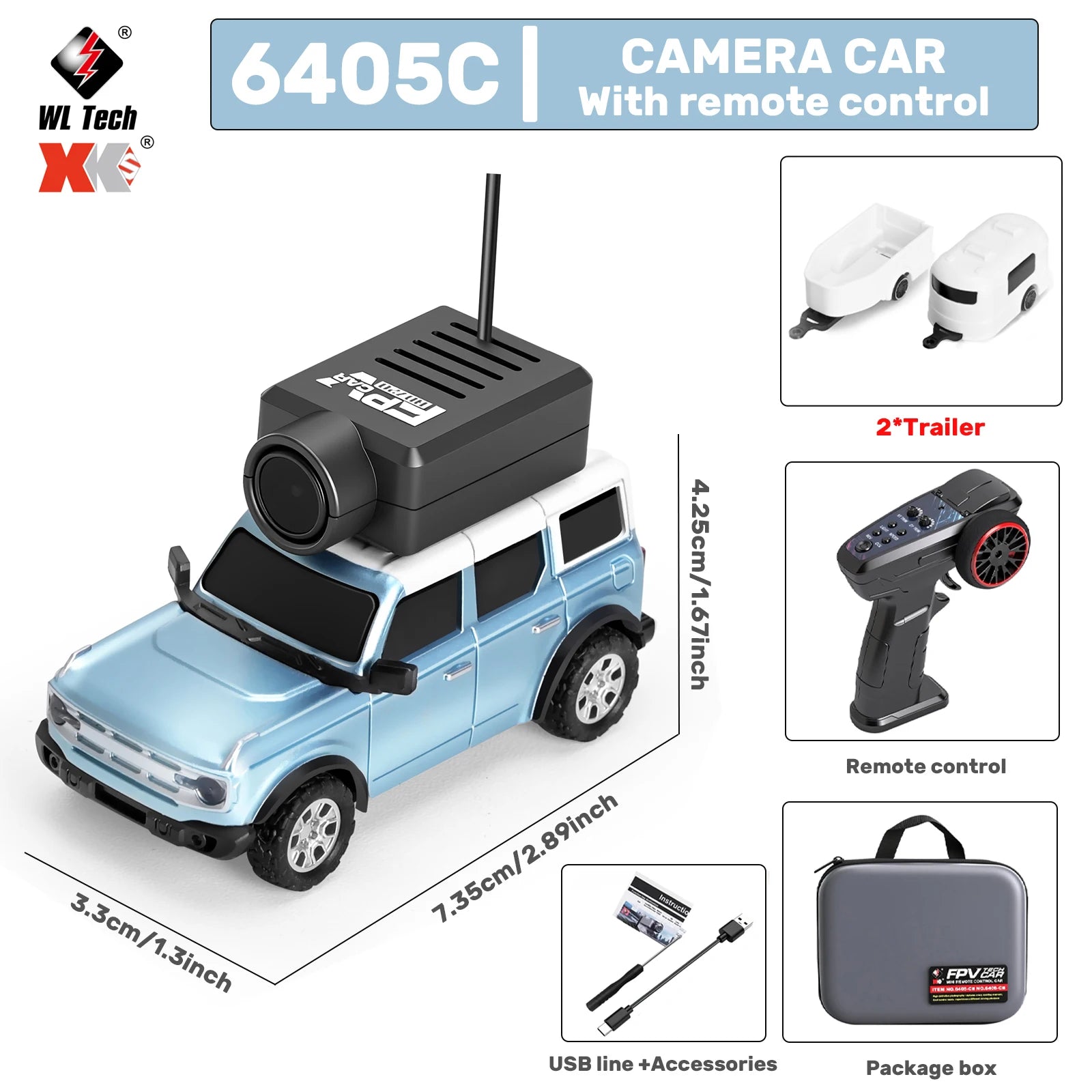 Mini RC Camera Car – Drive, Explore & Record in Real Time 🚗📸