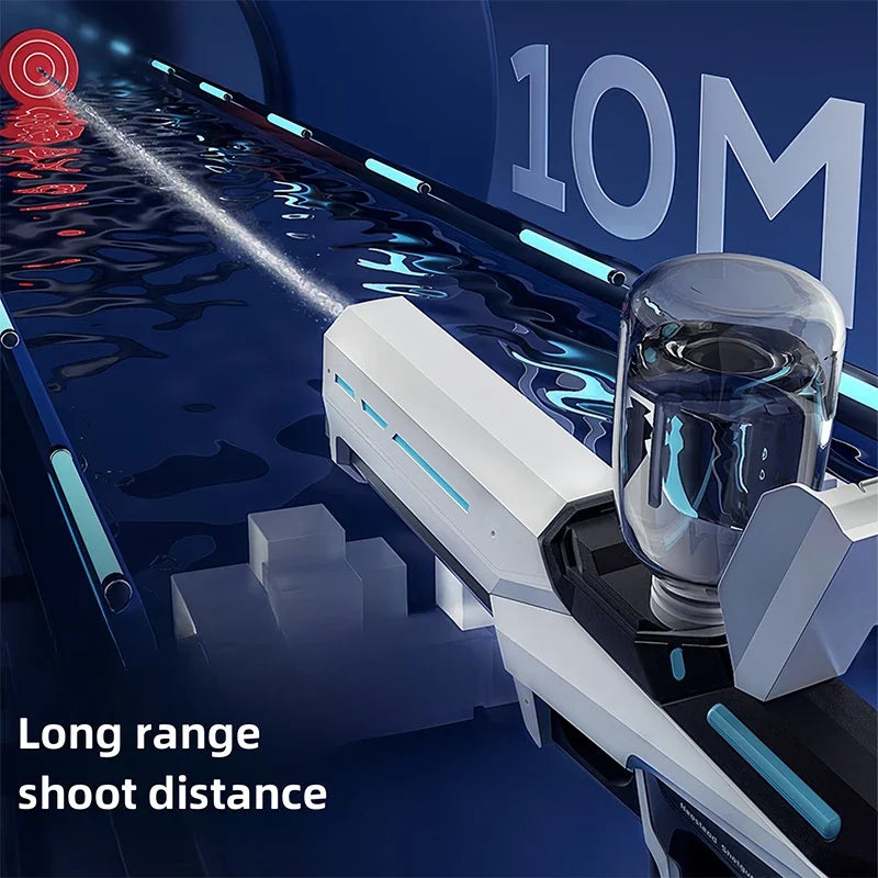 Rechargeable Long-Range Water Gun 💦⚡