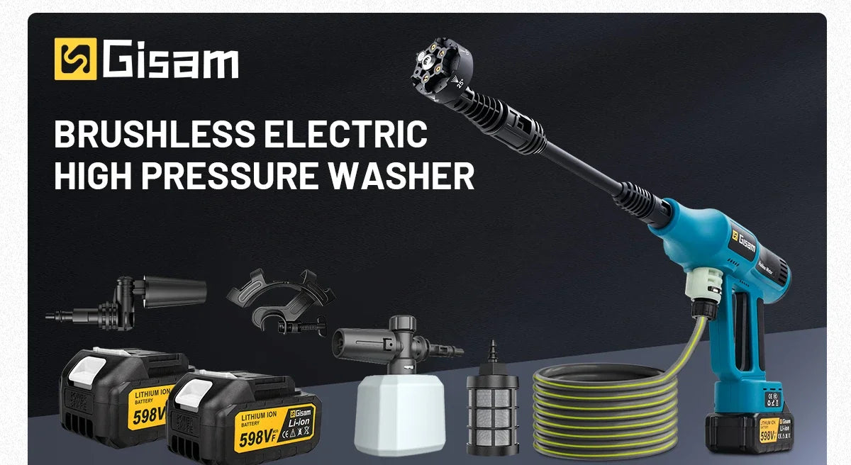 Cordless Brushless High-Pressure Washer 💦🚗