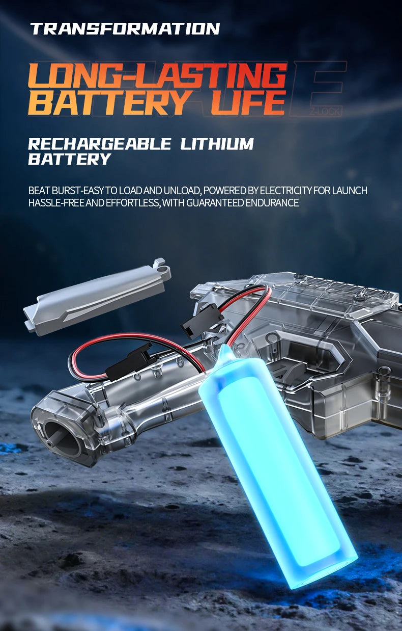 Rechargeable Rapid-Fire Water Gun 💦⚡