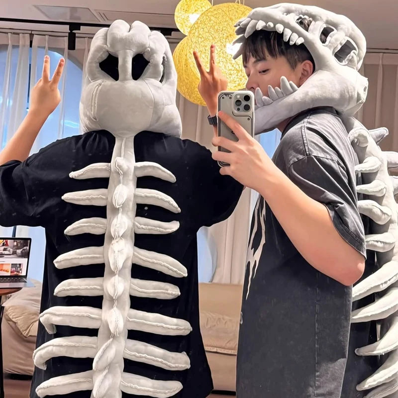 Dino Skeleton Plush – The Funniest Costume for Kids & Adults 🦖