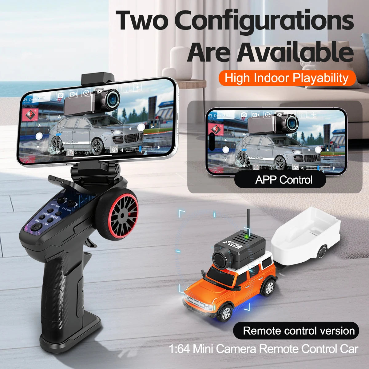 Mini RC Camera Car – Drive, Explore & Record in Real Time 🚗📸