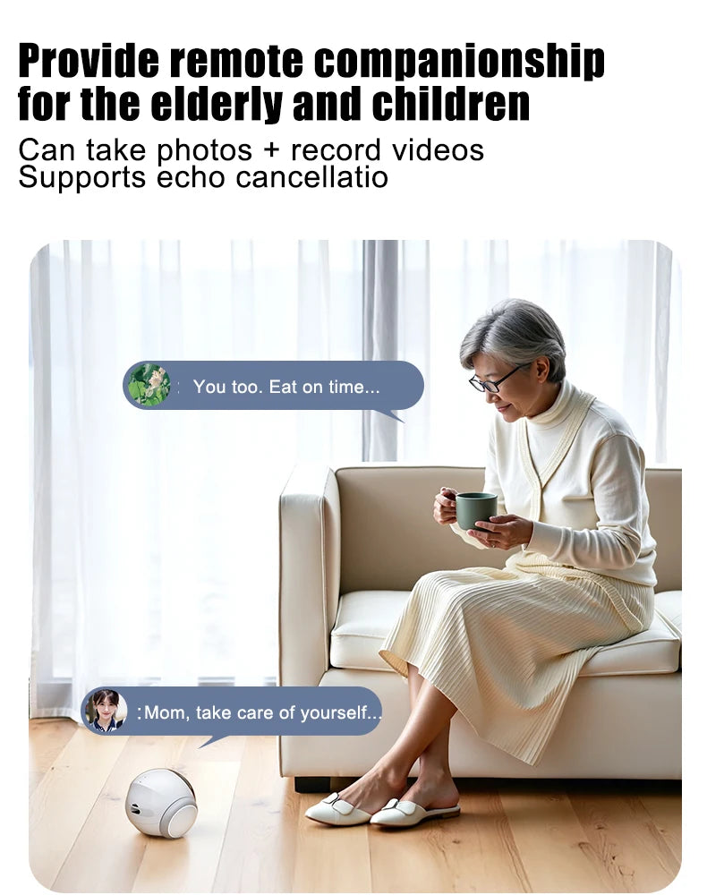Smart Robot Camera – Girl/Boyfriend Companion 🏠🤖